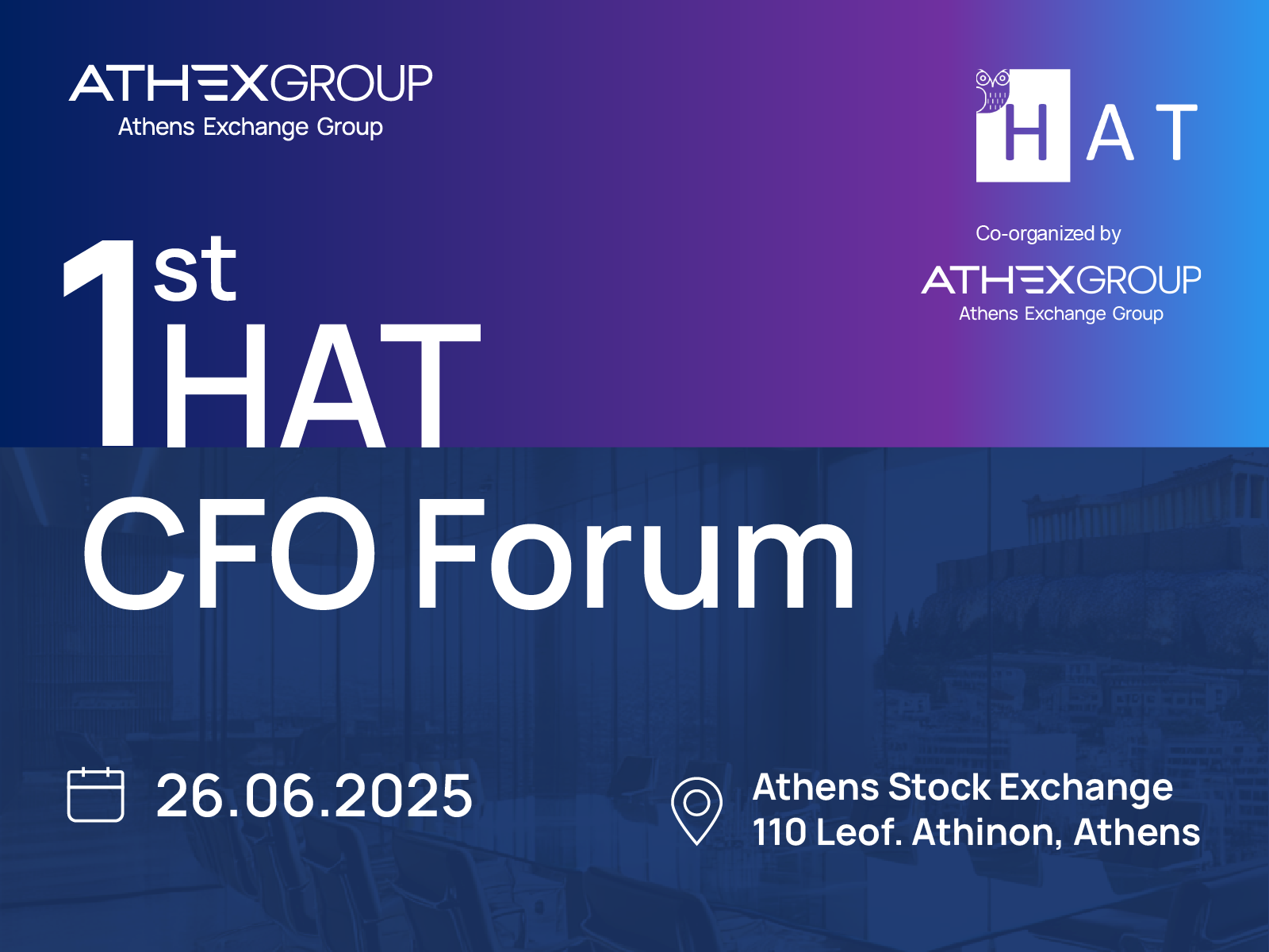 1st HAT CFO Forum